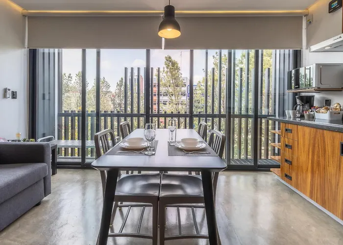 Zielo Londres ,modern With Ac & Rooftop Terrace Mexico City